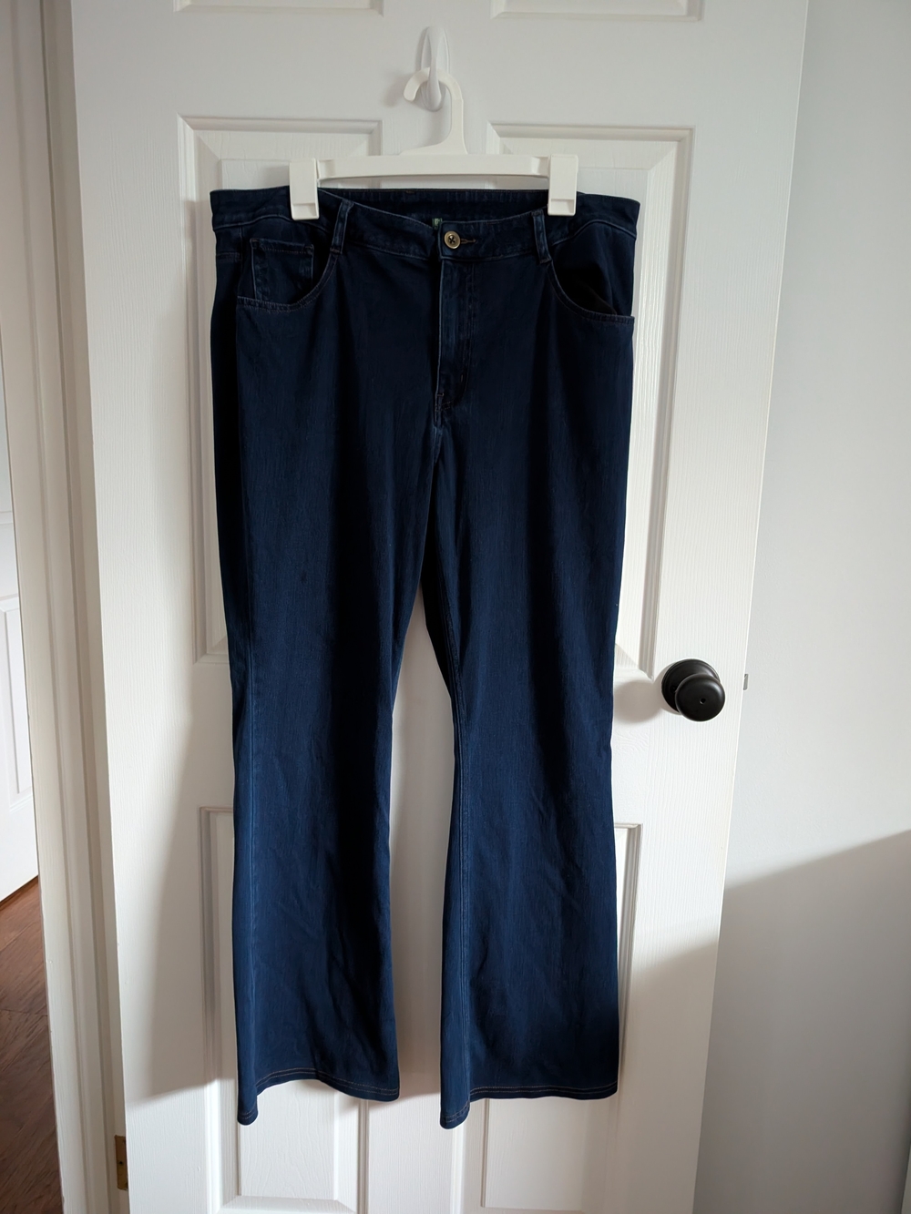 Halara Women's Dark Blue Flare Jeans Size XL